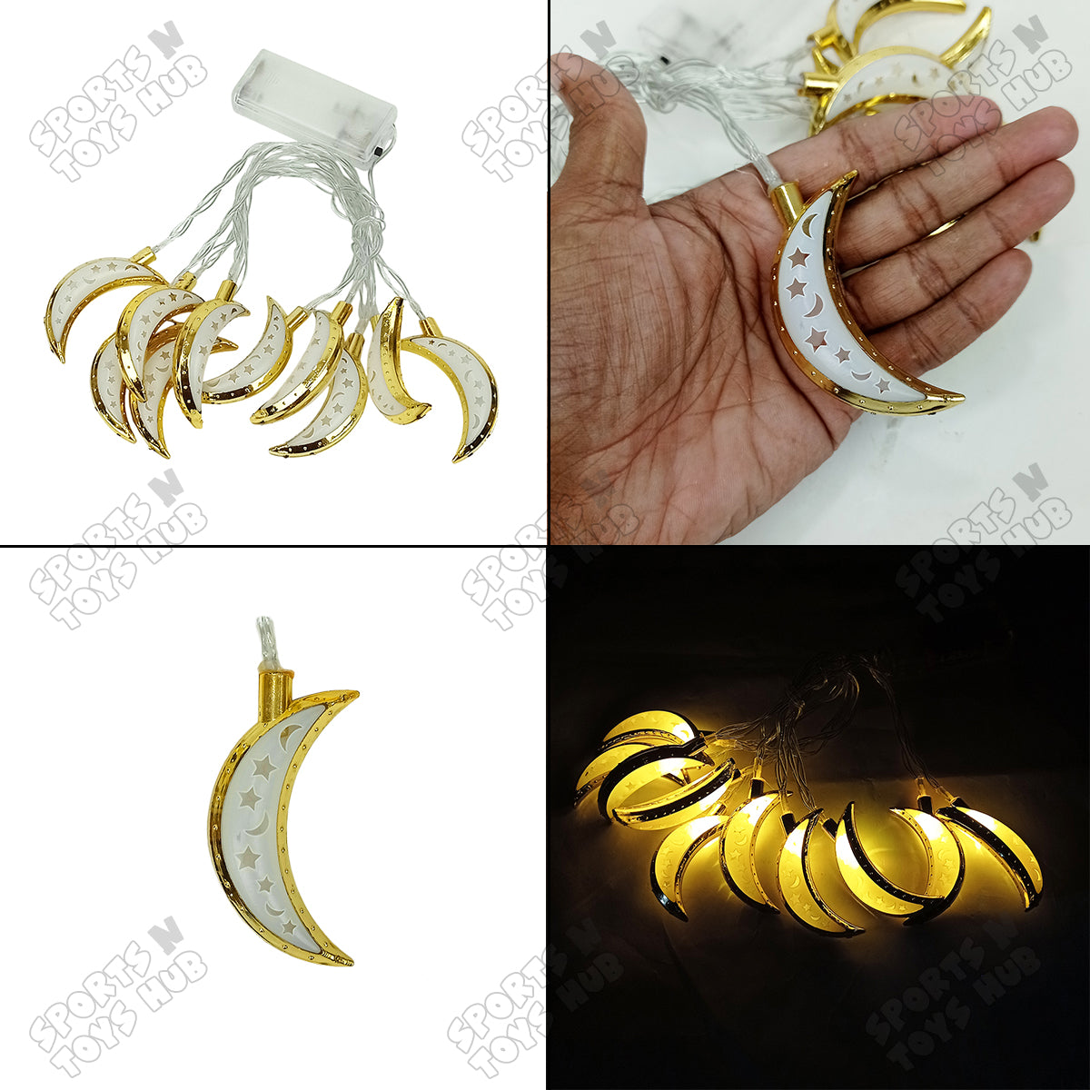 6.5 FT Crescent Moon Shape Fairy LED Lights