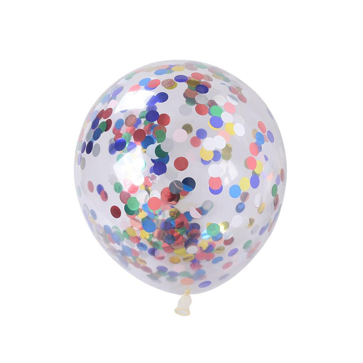 Confetti Transparent Balloons - Pack Of 10