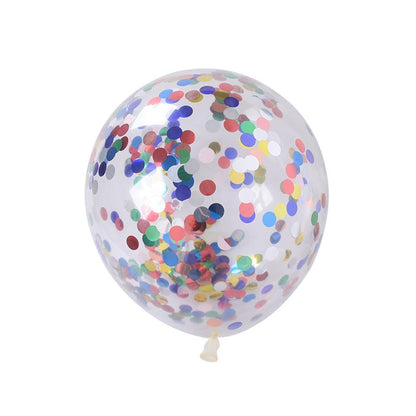 Confetti Transparent Balloons - Pack Of 10