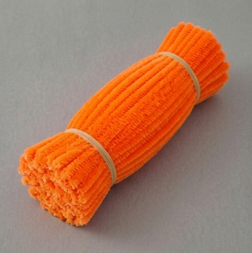 Neon Color Fuzzy Pipe Cleaners 100 Pcs – Premium Chenille Craft Stems 30cm, 7-8mm Thick Flexible Pipe Cleaner Sticks for DIY Arts & Crafts, Kids Creative Projects, School Craft Supplies