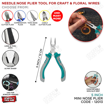 Needle Nose Plier Tool For Craft & Floral Wires