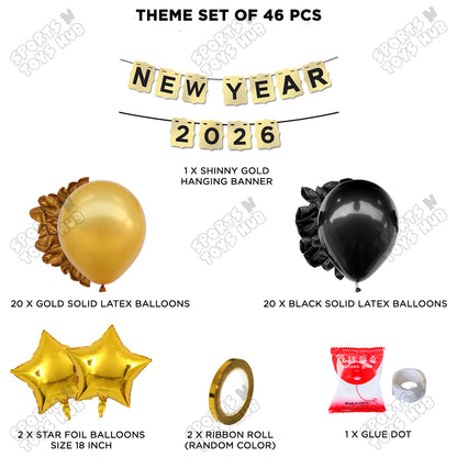 New Year 2026 Card Banner Theme Collection
