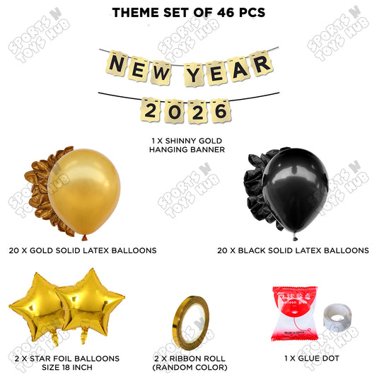 New Year 2026 Card Banner Theme Collection