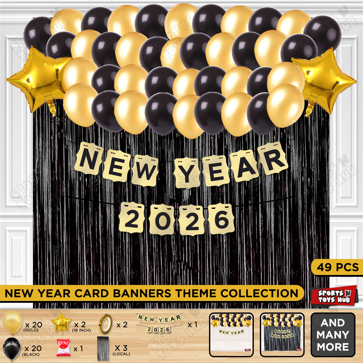 New Year 2026 Card Banner Theme Collection