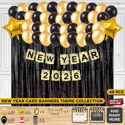 New Year 2026 Card Banner Theme Collection