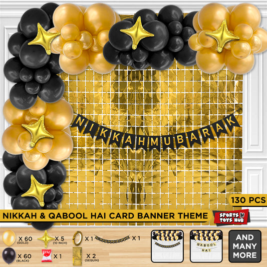 Nikkah Mubarak Card Banner Arch Theme