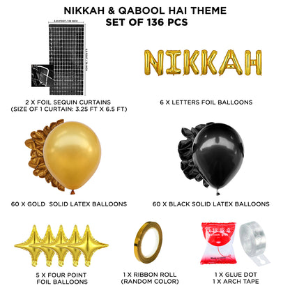 Nikkah Letter Arch Theme