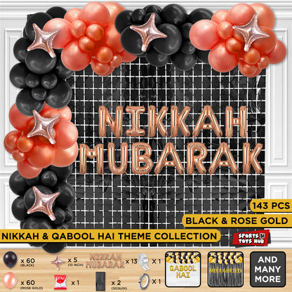 Nikkah Mubarak Letter Arch Theme