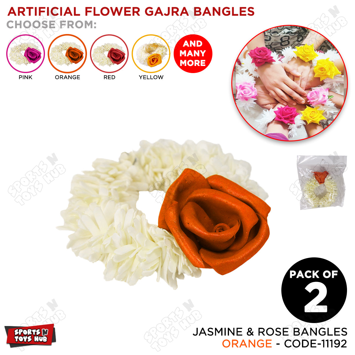 Artiifical Flower Ganjra Bangle Collection