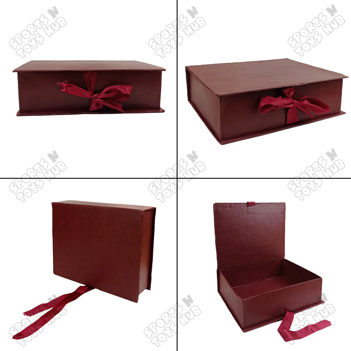 Gift Packaging Box with Ribbon Closure