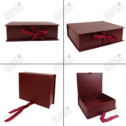Gift Packaging Box with Ribbon Closure