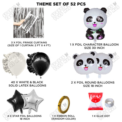 Panda Animal Character Foil Balloon Theme