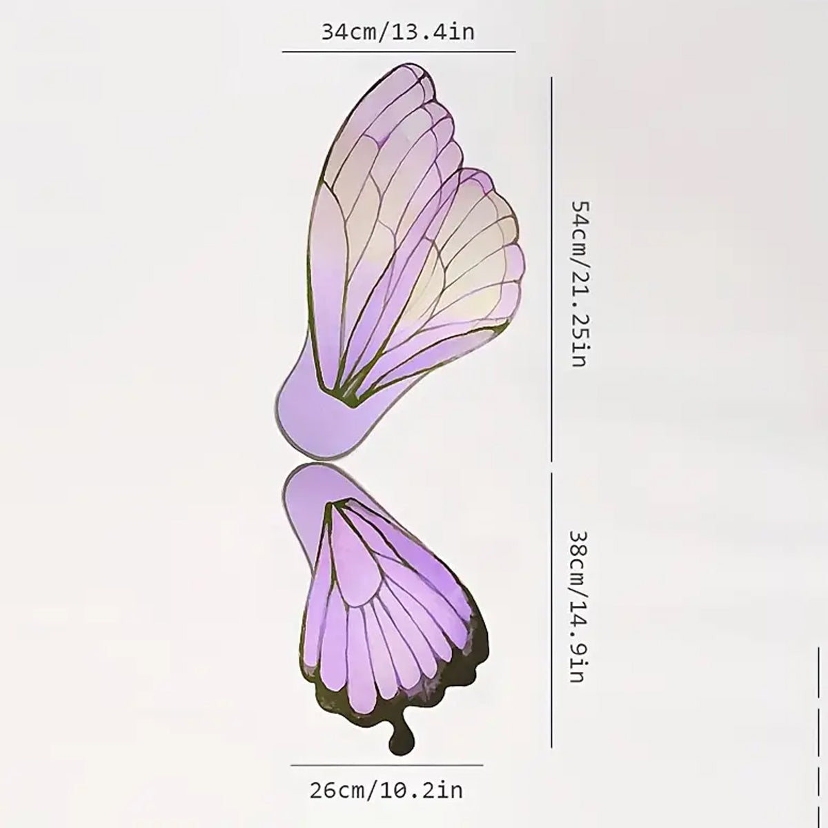 20 Sheets / 5 Sets Butterfly Wings Bouquet Floral Paper Sheets DIY Flower Arrangement