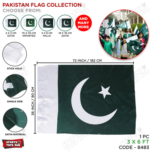 3 x 6 FT Pakistan Flag