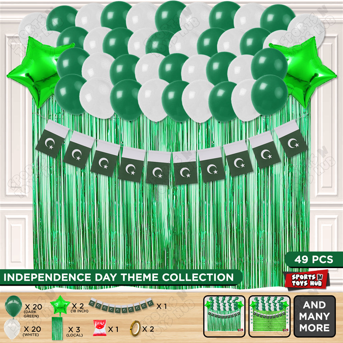 Independence Day Garland Paper Flag/Jhandiya Theme Collection