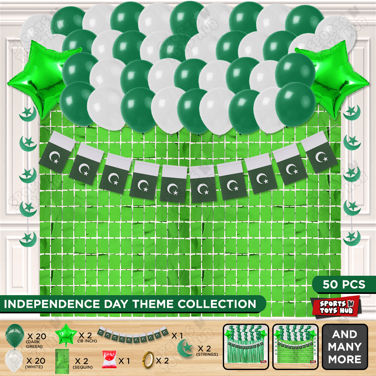 Independence Day Garland Paper Flag/Jhandiya Theme Collection