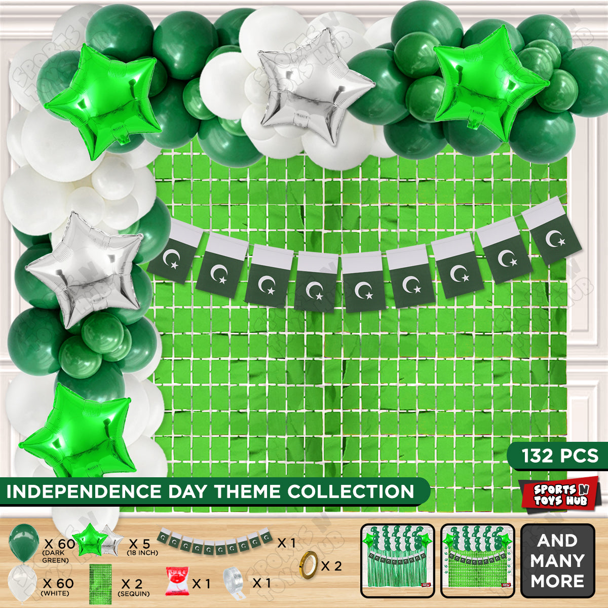 Independence Day Garland Paper Flag/Jhandiya Theme Collection