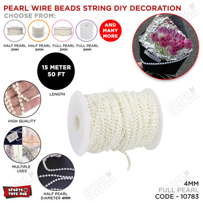 Full Pearl Wire Beads String Collection