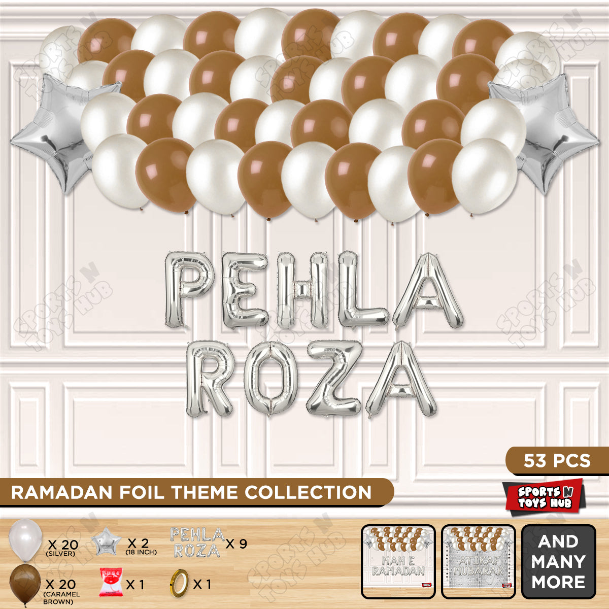 Pehla Roza Foil Balloon Garland Theme Collection