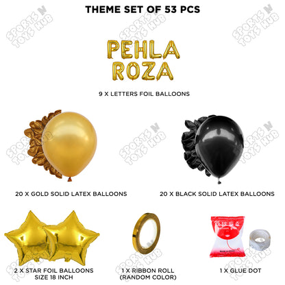 Pehla Roza Foil Balloon Garland Theme Collection