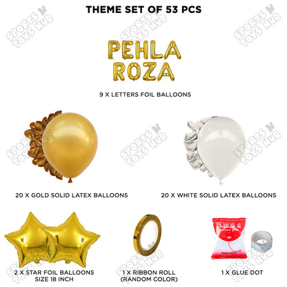 Pehla Roza Foil Balloon Garland Theme Collection