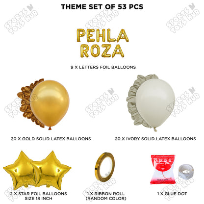 Pehla Roza Foil Balloon Garland Theme Collection