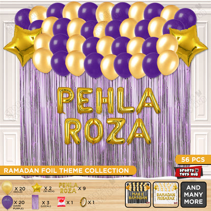 Pehla Roza Foil Balloon Curtain Theme Collection