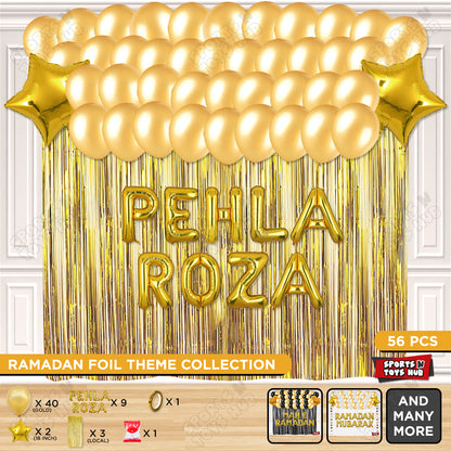 Pehla Roza Foil Balloon Curtain Theme Collection