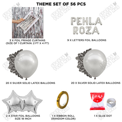 Pehla Roza Foil Balloon Curtain Theme Collection