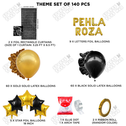 Pehla Roza Foil Balloon Arch Theme Collection
