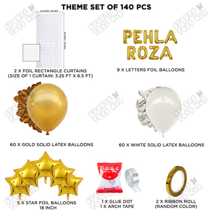 Pehla Roza Foil Balloon Arch Theme Collection