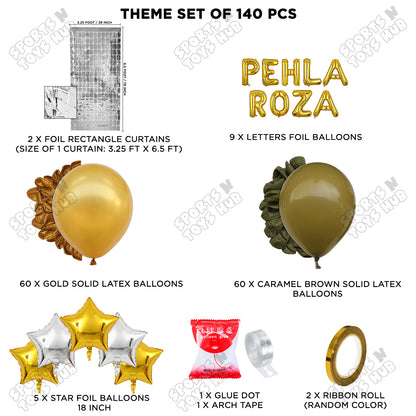 Pehla Roza Foil Balloon Arch Theme Collection