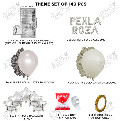 Pehla Roza Foil Balloon Arch Theme Collection