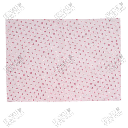 Elegent Floral Printed Bow Paper Bouquet Sheet -   Pack Of 20