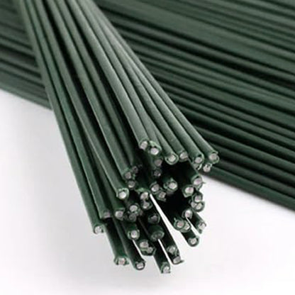 Floral Stem Wire 2mm – Premium Green Florist Craft Wire for Artificial Flowers, Wreath Making, Bouquet Arrangements, DIY Floral Crafts & Decoration Supplies