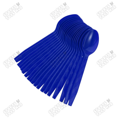 Disposable Solid Color Pure Plastic Spoons - Pack Of 20