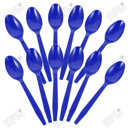 Disposable Solid Color Pure Plastic Spoons - Pack Of 20