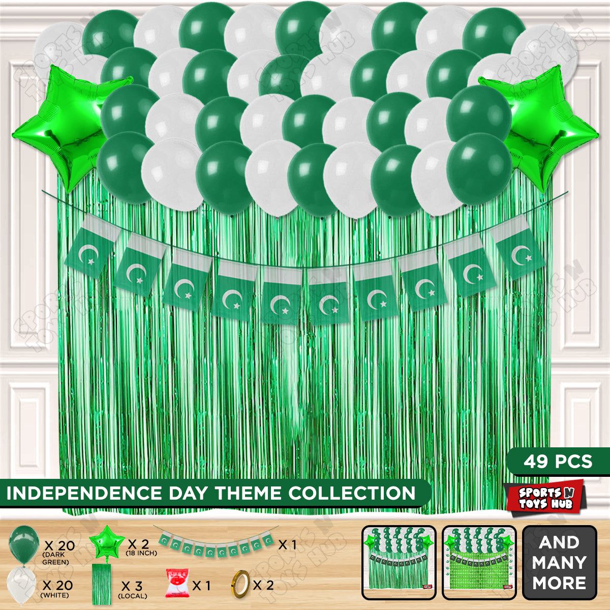 Independence Day Garland Plastic Flag/Jhandiya Theme Collection