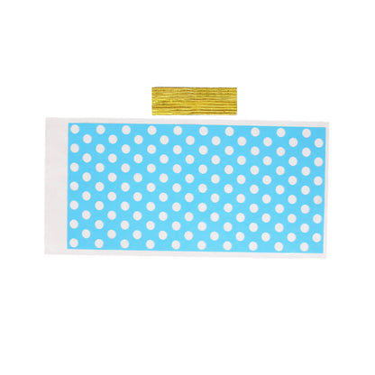 Cellophane Treat Polka Dot Design Goodies Gift Bag With Twist Ties - Pack of 10