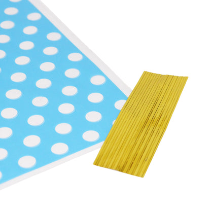 Cellophane Treat Polka Dot Design Goodies Gift Bag With Twist Ties - Pack of 10