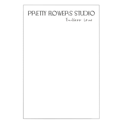 Pretty Flowers Studio White BOPP Flower Wrapping Sheets Pack of 20 – Premium Waterproof Bouquet for Fresh Flowers, Floral Arrangements, Wedding Bouquets, Florist Supplies, Gift Wrapping & Flower Packaging