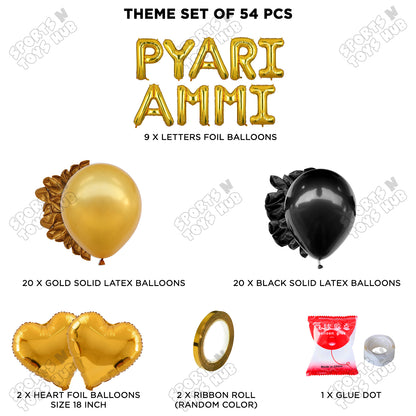 Pyari Ammi Foil Letter Garland Theme Collection