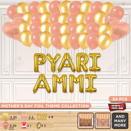 Pyari Ammi Foil Letter Garland Theme Collection