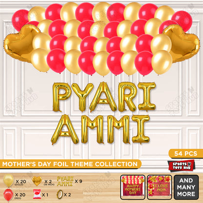 Pyari Ammi Foil Letter Garland Theme Collection