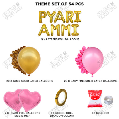 Pyari Ammi Foil Letter Garland Theme Collection