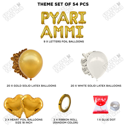 Pyari Ammi Foil Letter Garland Theme Collection