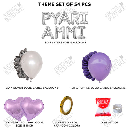 Pyari Ammi Foil Letter Garland Theme Collection