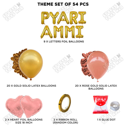 Pyari Ammi Foil Letter Garland Theme Collection