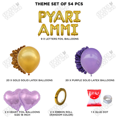 Pyari Ammi Foil Letter Garland Theme Collection