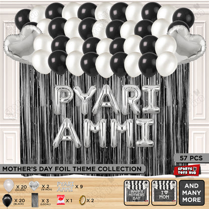 Pyari Ammi Foil Letter Curtain Theme Collection